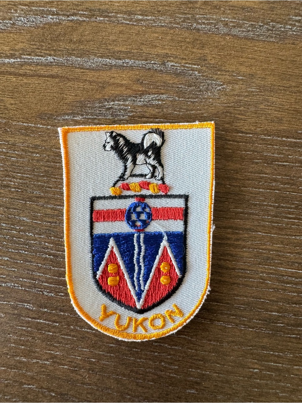 Vintage Yukon Crest Embroidered Patch